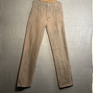 Vintage 70s Wrangler 13MWZ Cowboy Cut Jeans Sz 31x34  Black Whiskey Brown